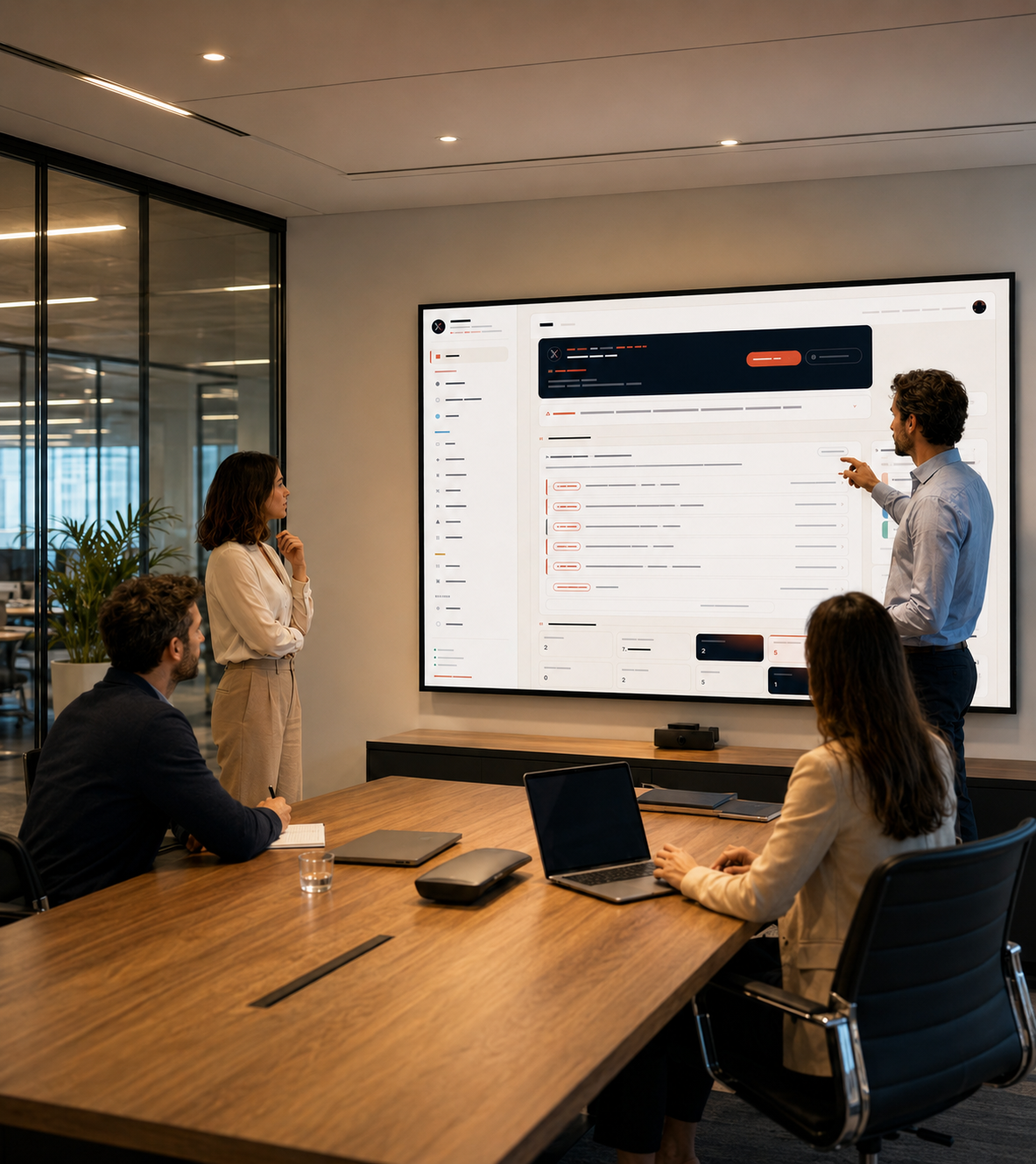 Especialista configurando infraestructura privada de servidores